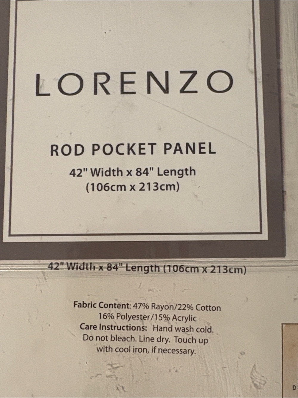 Burgundy Lorenzo Drape Rod Pocket Panel 42x84” New - Picture 5 of 5